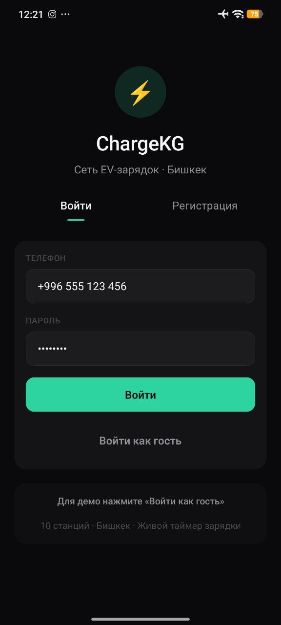 Экран зарядки